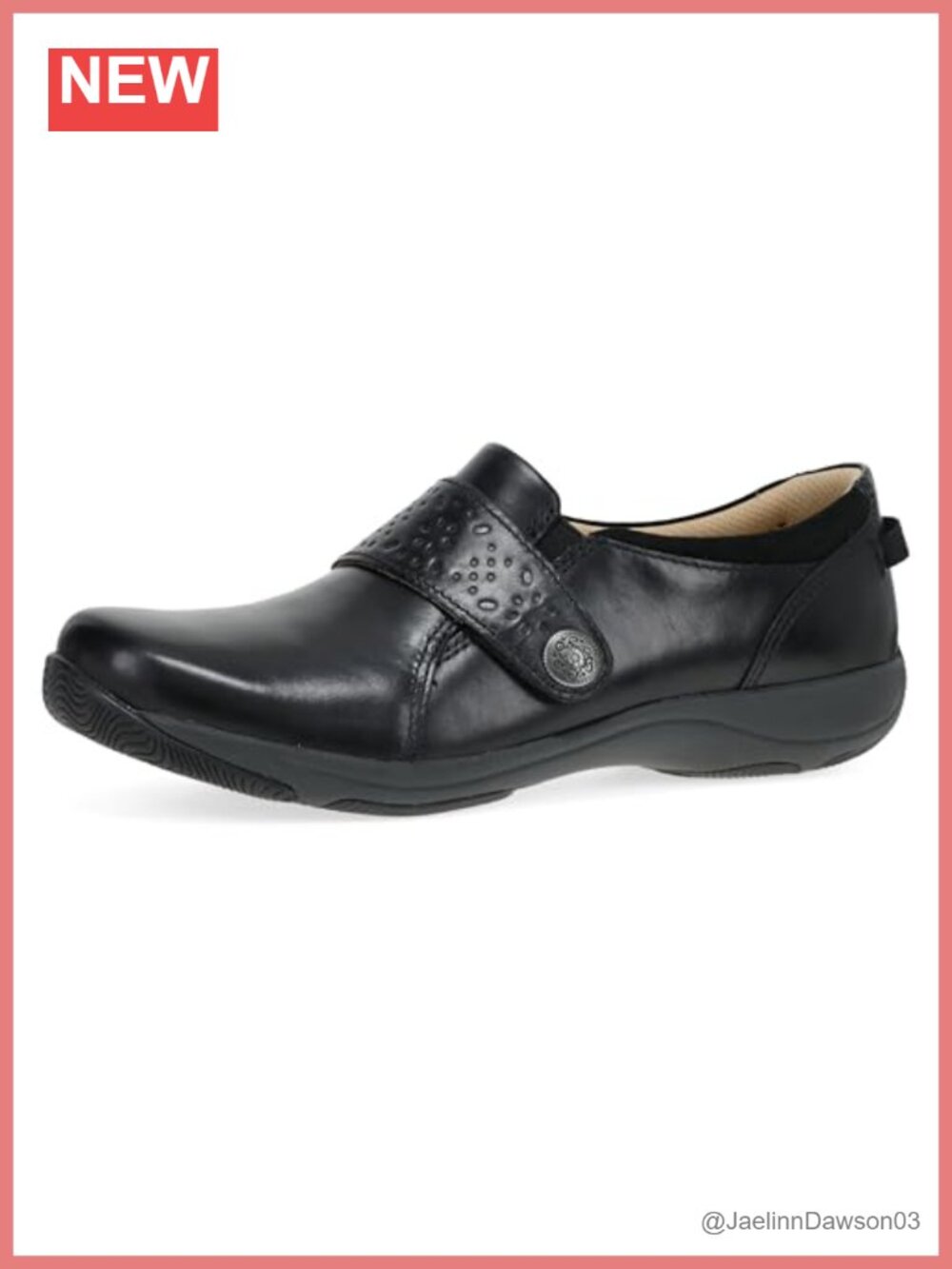 Leather Slip-On Loafer with Arch Support, Slip Resistant, Comfortable Casual